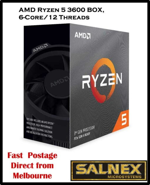 AMD Ryzen 5 3600 BOX, 6-Core/12 Threads