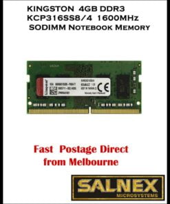 KINGSTON 4GB DDR3 1600MHz KCP316SS8/4 SODIMM Notebook Memory