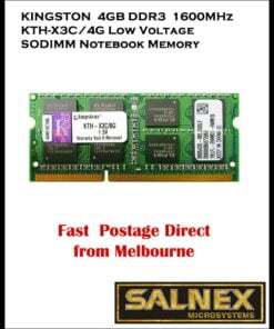 KINGSTON 4GB DDR3 1600MHz KTH-X3C/4G Low Voltage SODIMM Notebook Memory 