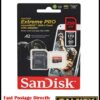 SanDisk Extreme Pro 256GB MicroSDXC UHS-I Memory Card - with SD Card Adaptor
