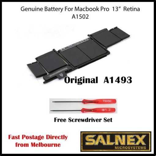 Genuine Battery A1493 for Apple MacBook Pro 13"